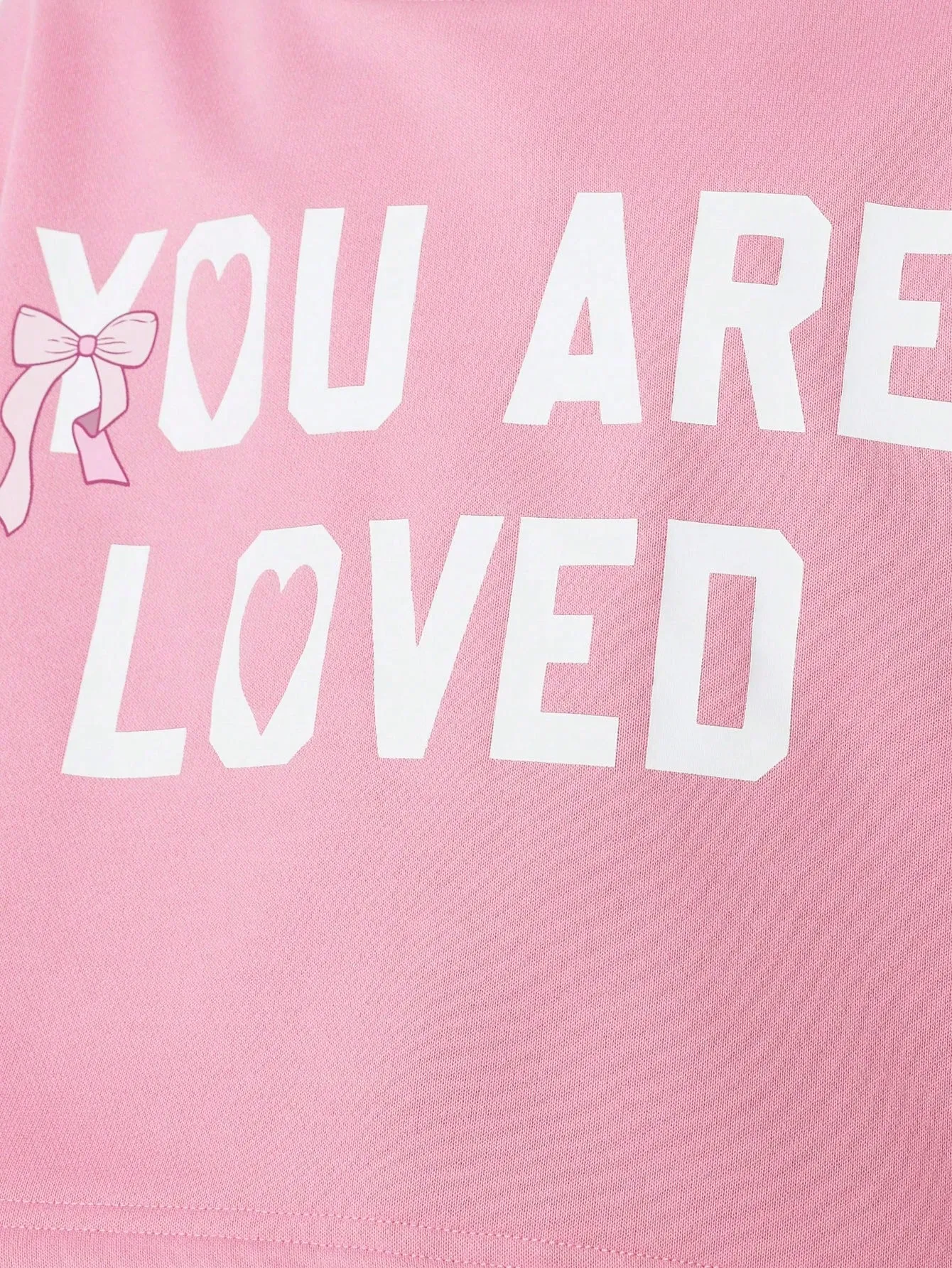 Tween Girls Comfy Crop Fit Long Sleeve Tee With Graphic Print