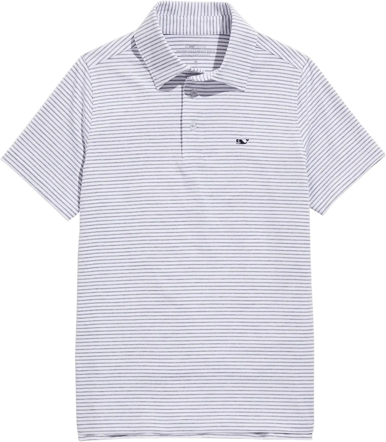 vineyard vines Boys' Bradley Stripe Sankaty Polo