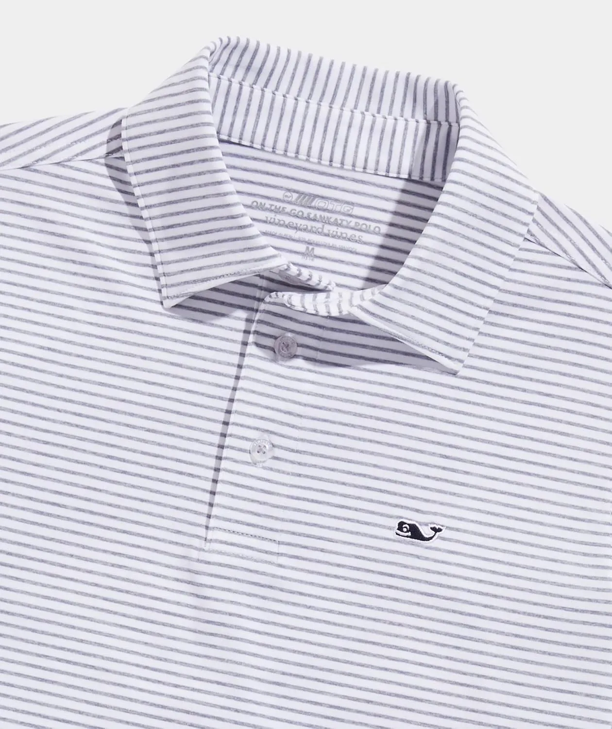 vineyard vines Boys' Bradley Stripe Sankaty Polo
