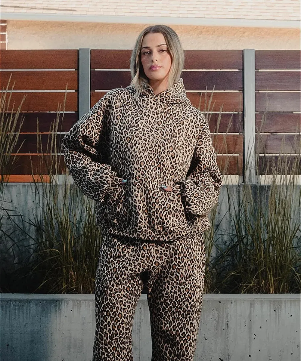 Womens Camo Sweatshirt Oversized Leopard Print Hoodie 2000s Pullover Sweatshirt Hooded Y2k Graphic Hoodies