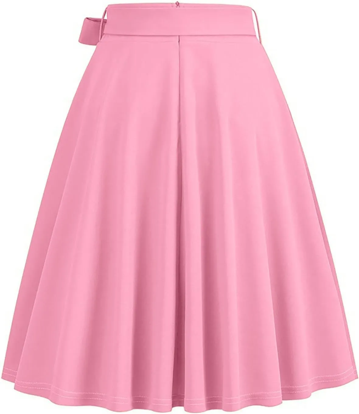 Women's High Waist A-Line Pockets Skirt Skater Flared Midi Skirt Vinage Skirt Coctail Party Short Skirts