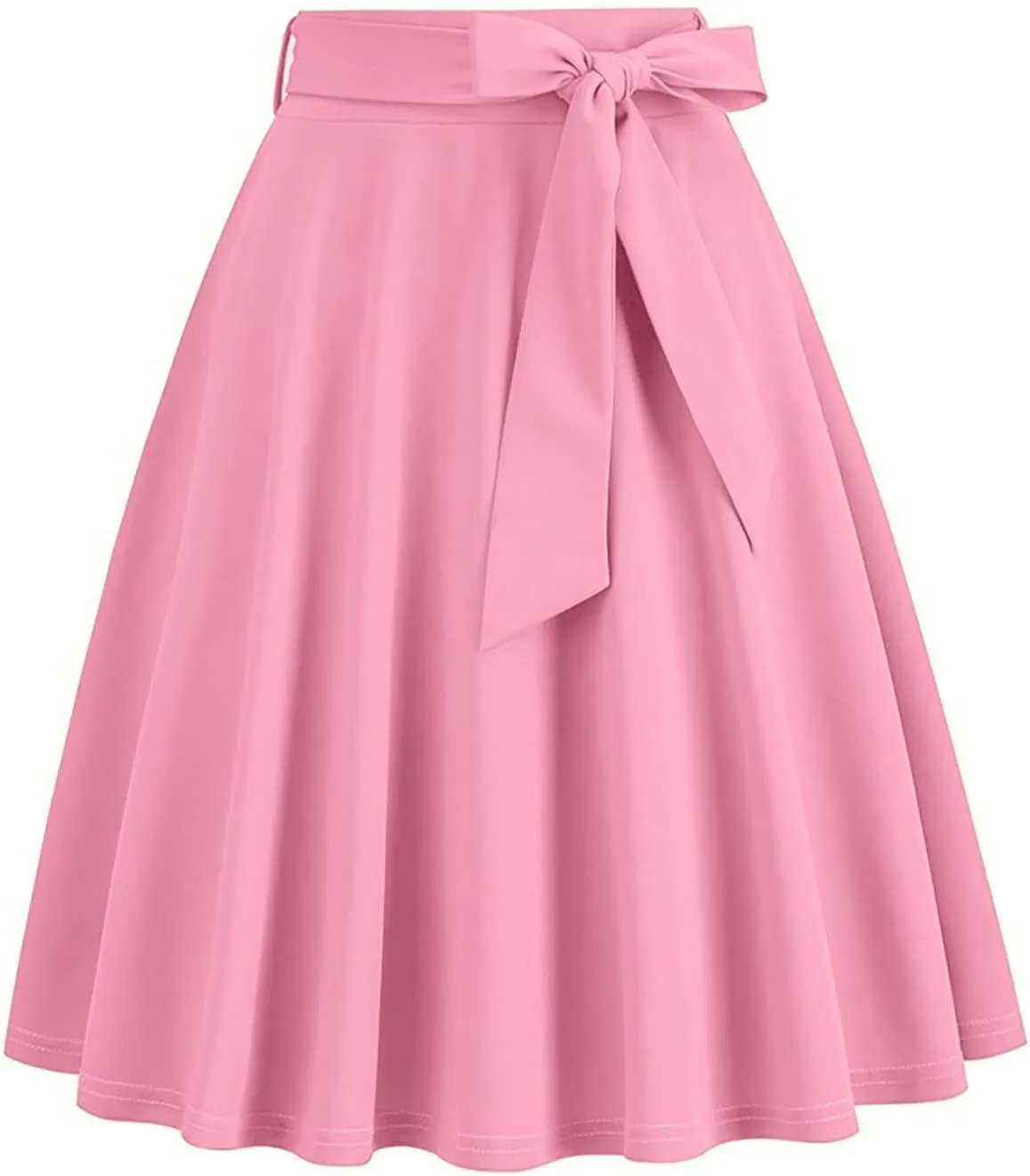 Women's High Waist A-Line Pockets Skirt Skater Flared Midi Skirt Vinage Skirt Coctail Party Short Skirts