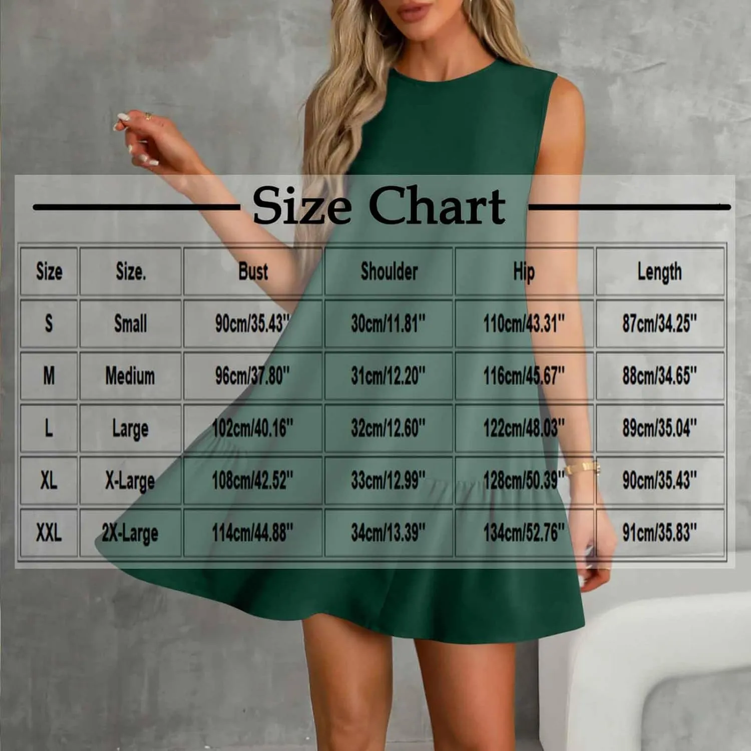 Womens Summer Dresses 2025 Casual Sleeveless Solid Color Dress Vacation Loose Round Neck Pleated Beach Sundress