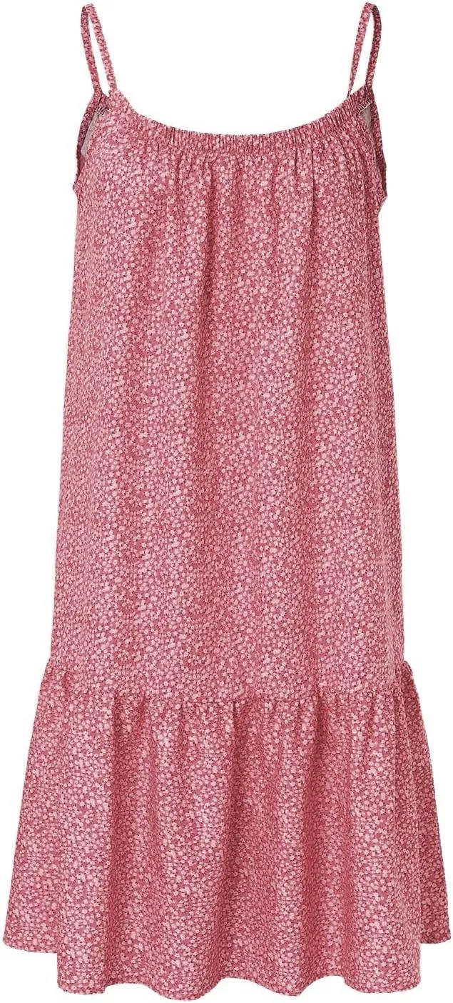 Womens Summer Dresses Loose U Neck Sleeveless Sundresses Beach Cute Teen Short 2025 Trendy Outfits