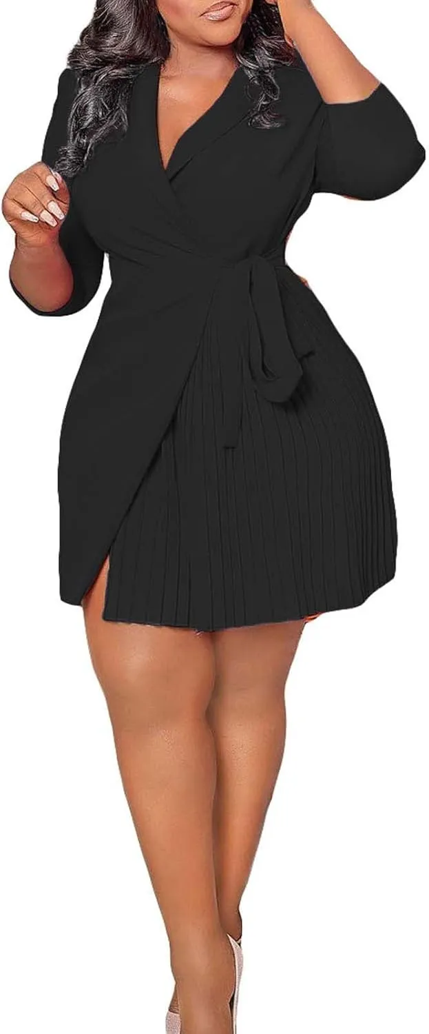Women's Summer Plus Size Midi Bodycon Dresses Off The Shoulder Short Sleeve Ruffle Cocktail Party Pencil Formal Dress