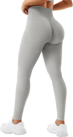 YEOREO Women Activate Workout Hidden Scrunch Leggigns Gym Booty Lifting High Waist Leggings Seamless Yoga Pants