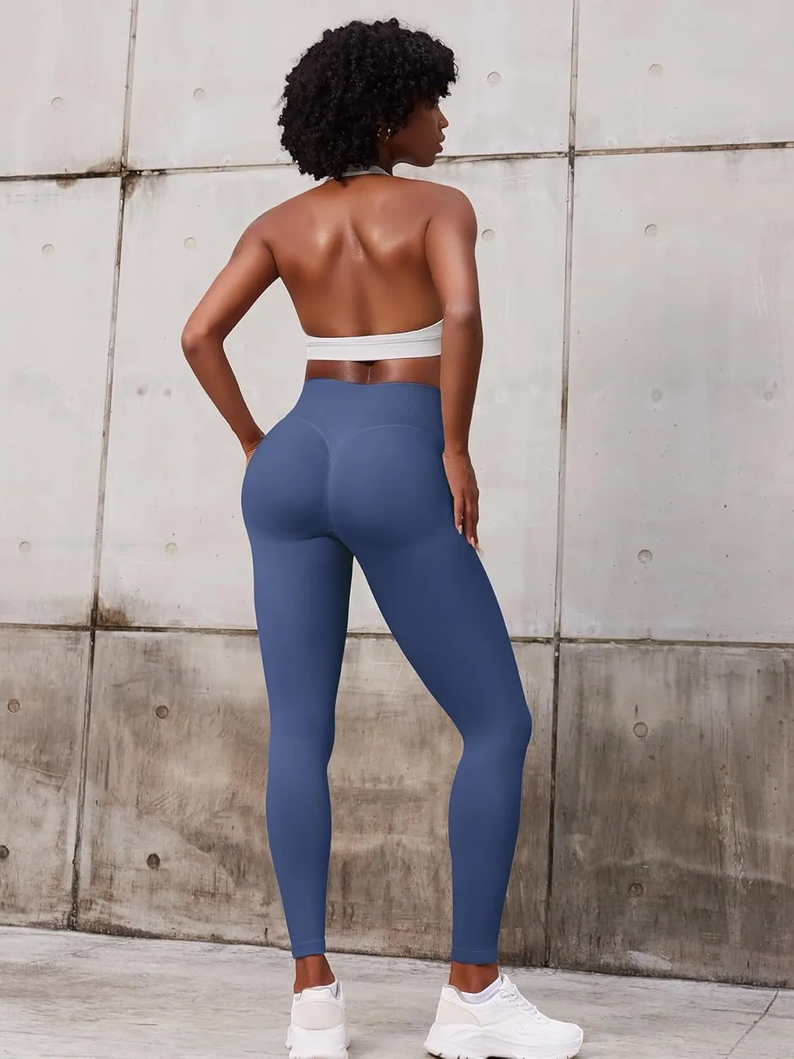 YEOREO Women Activate Workout Hidden Scrunch Leggigns Gym Booty Lifting High Waist Leggings Seamless Yoga Pants