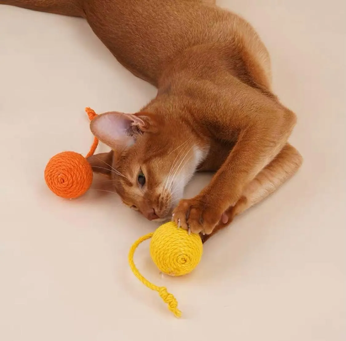 ZEZE Dangling Balls Pet Toy