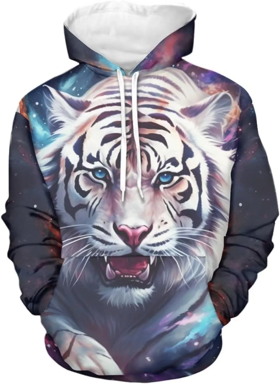 ZFRXIGN Womens Girls Hoodies Sweatshirts Long Sleeves Pullover Loose with Big Pockets