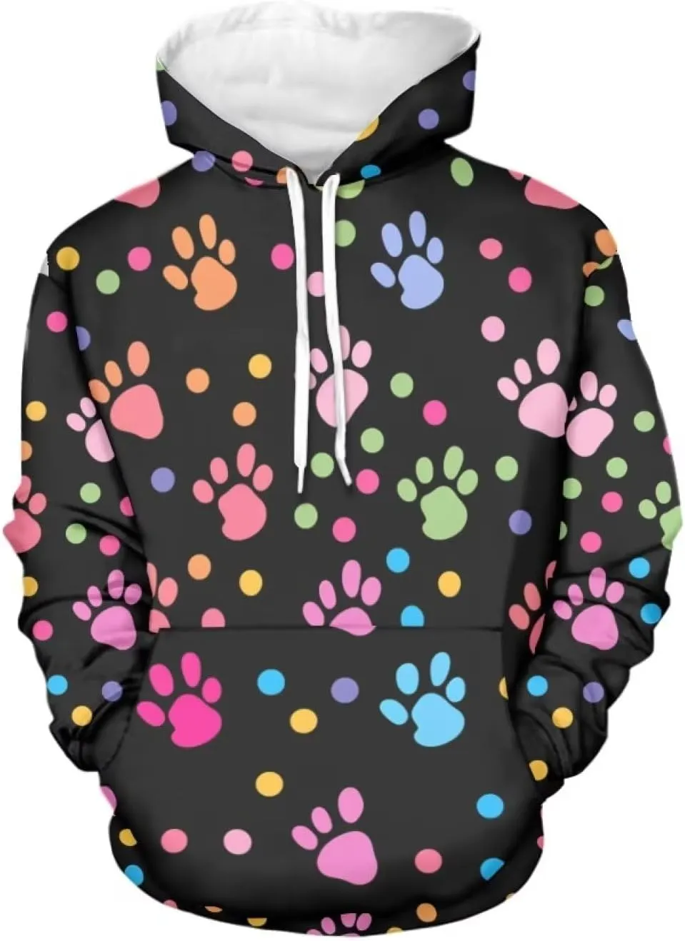 ZFRXIGN Womens Girls Hoodies Sweatshirts Long Sleeves Pullover Loose with Big Pockets